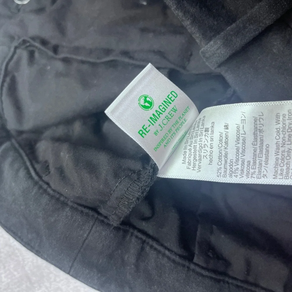 J.Crew Kallie Pant Women's Black Cropped Career‎ Business Casual Sz 10 Fits 31
